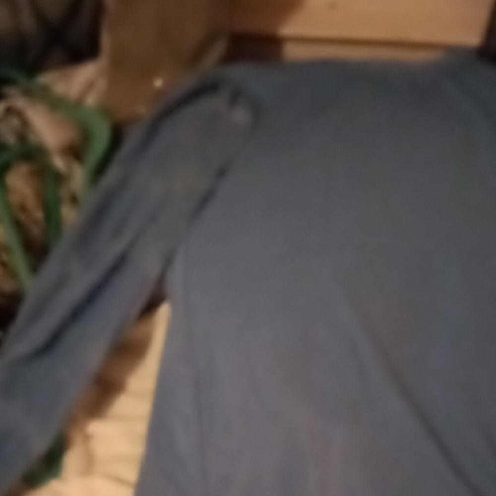 Blue Long Sleeve Top